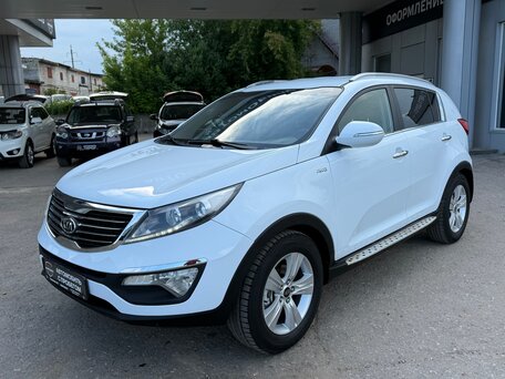 2011 Kia Sportage III, белый, 1235000 рублей, вид 1