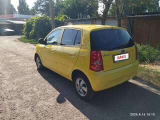 2009 Kia Picanto I Рестайлинг, жёлтый, 530000 рублей, вид 4