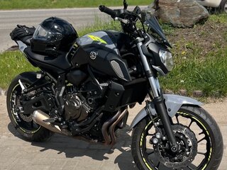 2020 Yamaha MT-07 (FZ-07), серый, 820000 рублей, вид 1