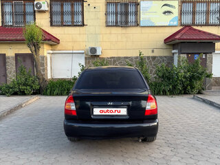 2008 Hyundai Accent ТагАЗ II, чёрный, 370000 рублей, вид 4