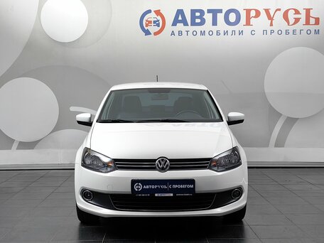 2013 Volkswagen Polo V, белый, 799000 рублей, вид 3