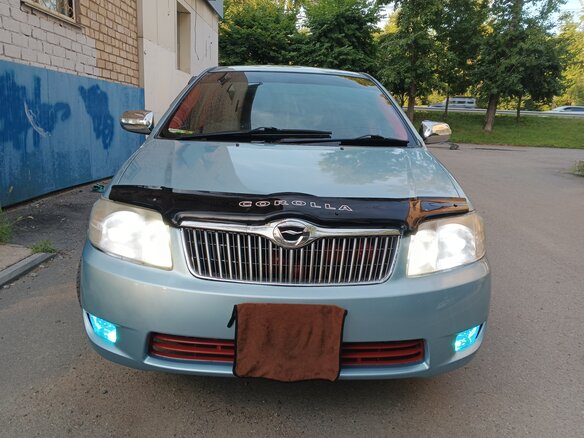 2004 Toyota Corolla IX (E120, E130), голубой, 470000 рублей - вид 1