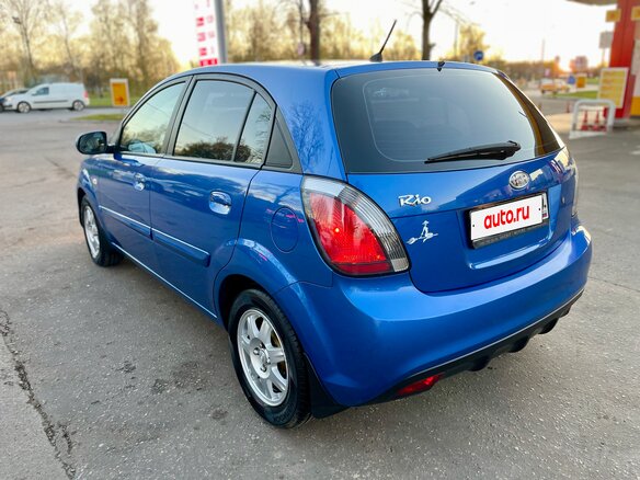 2010 Kia Rio II Рестайлинг, синий, 597000 рублей - вид 6