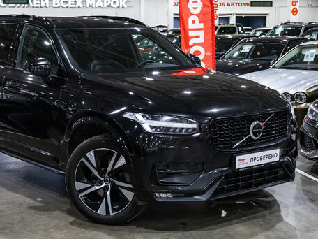 2021 Volvo XC90 II Рестайлинг 1, чёрный, 4780900 рублей, вид 4