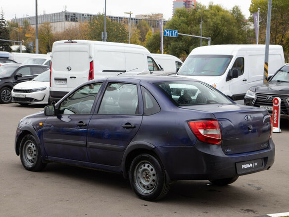 2012 Lada (ВАЗ) Granta I, синий, 308000 рублей - вид 4
