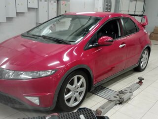 2008 Honda Civic Type S AMT VIII Рестайлинг, красный, 660000 рублей, вид 2