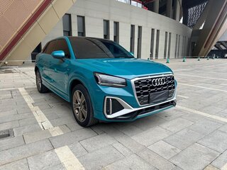 2022 Audi Q2 L 35 TFSI I Рестайлинг, синий, 1680000 рублей, вид 3