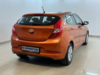 2014 Hyundai Solaris I Рестайлинг, оранжевый, 870000 рублей, вид 4
