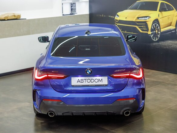 2021 BMW 4 серии 420d xDrive G22, G23, G26, синий - вид 7