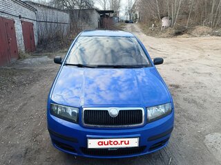 2007 Skoda Fabia I Рестайлинг, синий, 330000 рублей, вид 2