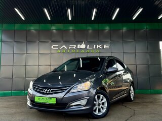 2014 Hyundai Solaris I Рестайлинг, серый, 769000 рублей, вид 2