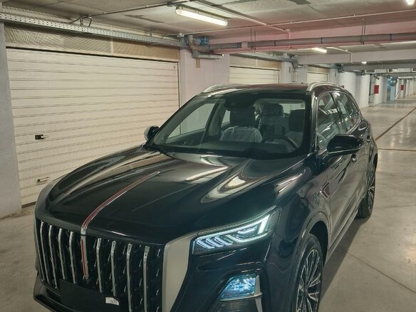 2024 Hongqi HS5 I Рестайлинг, чёрный - вид 2