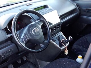 2008 Mazda 5 I (CR) Рестайлинг, синий, 650000 рублей, вид 3