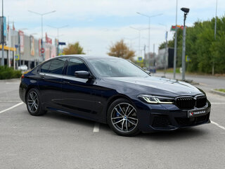 2022 BMW 5 серии 520i VII (G30/G31/G38) Рестайлинг, синий, 4850000 рублей, вид 1