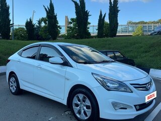 2016 Hyundai Solaris I Рестайлинг, белый, 600000 рублей, вид 3
