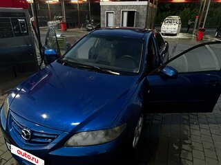 2006 Mazda 6 I (GG) Рестайлинг, синий, 410000 рублей, вид 4