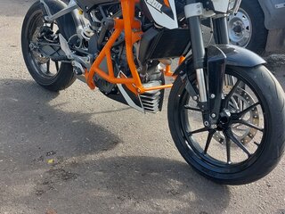 2014 KTM 200 Duke, белый, 210000 рублей, вид 4