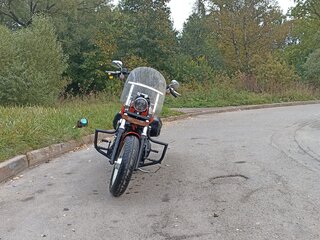 2008 Harley-Davidson Street Bob, оранжевый, 700000 рублей, вид 4