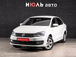 2015 Volkswagen Polo V, белый, 580000 рублей, вид 1