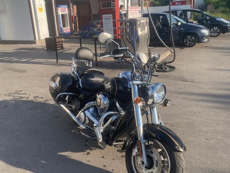 2009 Kawasaki VN1700 Vulcan, чёрный, 780000 рублей, вид 1