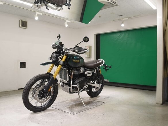 2021 Triumph Scrambler, зелёный, 1480000 рублей - вид 1