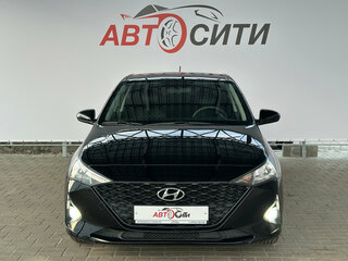 2021 Hyundai Solaris II Рестайлинг, чёрный, 1472000 рублей, вид 2