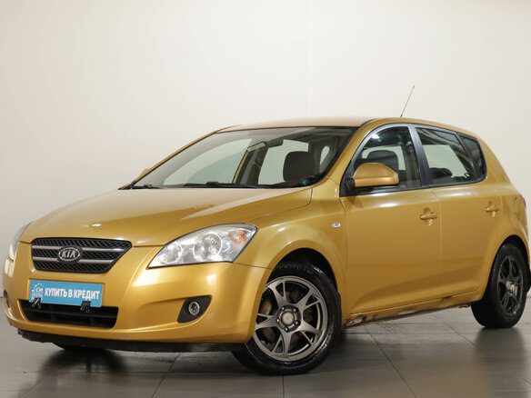 2009 Kia Ceed I, жёлтый, 529000 рублей - вид 2