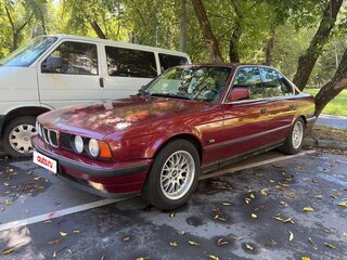 1990 BMW 5 серии 520i III (E34), красный, 400000 рублей, вид 4