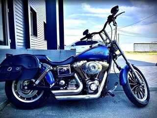 2005 Harley-Davidson Dyna Low Rider, синий, 700000 рублей, вид 3
