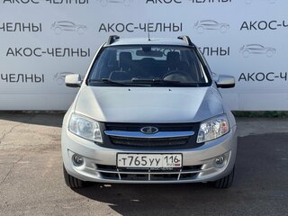2014 Lada (ВАЗ) Granta I, серебристый, 390000 рублей, вид 2