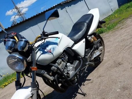 1998 Honda CB 400F, белый, 249999 рублей, вид 4