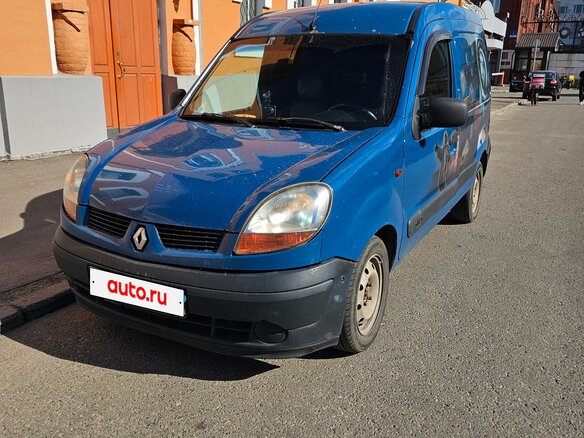 2004 Renault Kangoo I Рестайлинг, синий, 320000 рублей - вид 1