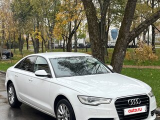 2013 Audi A6 IV (C7), белый, 1475000 рублей, вид 3
