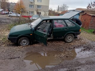 1999 Lada (ВАЗ) 2109, зелёный, 70000 рублей, вид 3