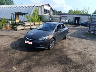 2014 Opel Astra J Рестайлинг, серый, 810000 рублей, вид 1