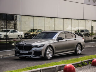 2020 BMW 7 серии 740d xDrive VI (G11/G12) Рестайлинг, серый, 7590000 рублей, вид 3