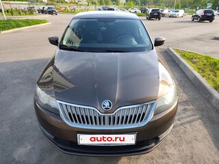 2017 Skoda Rapid I Рестайлинг, коричневый, 1360000 рублей, вид 2