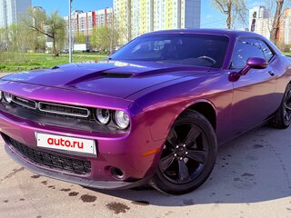 2019 Dodge Challenger III Рестайлинг 2, фиолетовый, 3650000 рублей, вид 3