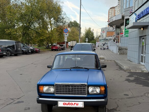 2007 Lada (ВАЗ) 2107, синий, 185000 рублей - вид 1