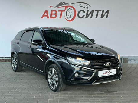 2020 Lada (ВАЗ) Vesta SW Cross I, чёрный, 1150000 рублей, вид 4