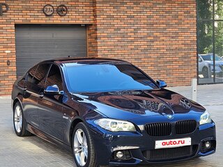 2014 BMW 5 серии 520i VI (F10/F11/F07) Рестайлинг, синий, 2100000 рублей, вид 4