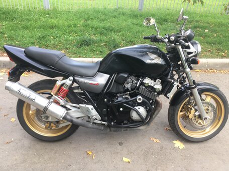 2003 Honda CB 400 Super Four, чёрный, 340000 рублей, вид 1