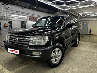 2007 Toyota Land Cruiser 100 Series Рестайлинг 2, чёрный, 2599000 рублей, вид 2