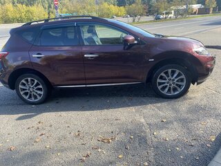 2014 Nissan Murano II (Z51) Рестайлинг 2, пурпурный, 1450000 рублей, вид 5