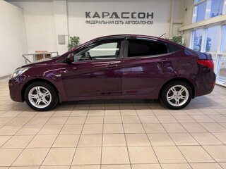 2011 Hyundai Solaris I, фиолетовый, 670000 рублей, вид 5