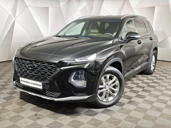 2019 Hyundai Santa Fe IV, чёрный, 3543000 рублей
