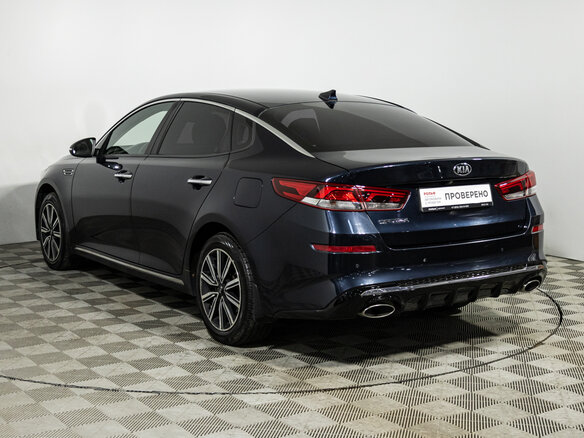 2018 Kia Optima IV Рестайлинг, синий, 1749777 рублей - вид 6