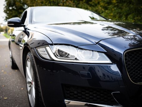 2017 Jaguar XF II, синий, 3500000 рублей, вид 1