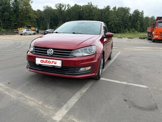2016 Volkswagen Polo V Рестайлинг, красный, 1100000 рублей, вид 1