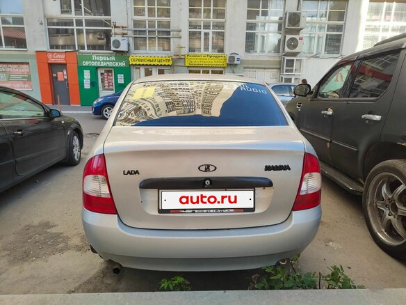 2008 Lada (ВАЗ) Kalina I, серебристый, 172000 рублей - вид 3